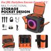 For Jbl Partybox Encore Essential 2 Portable Speaker Dust Case with Mic Pocket Padded Speaker Protective Cover Speaker Carry Bag
