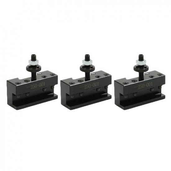 3 x Quick Change Turning & Facing Lathe Tool Post Holder 250-001 OXA #1