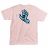 T-shirt Skateboard Santa Cruz SCREAMING HAND ROSA
