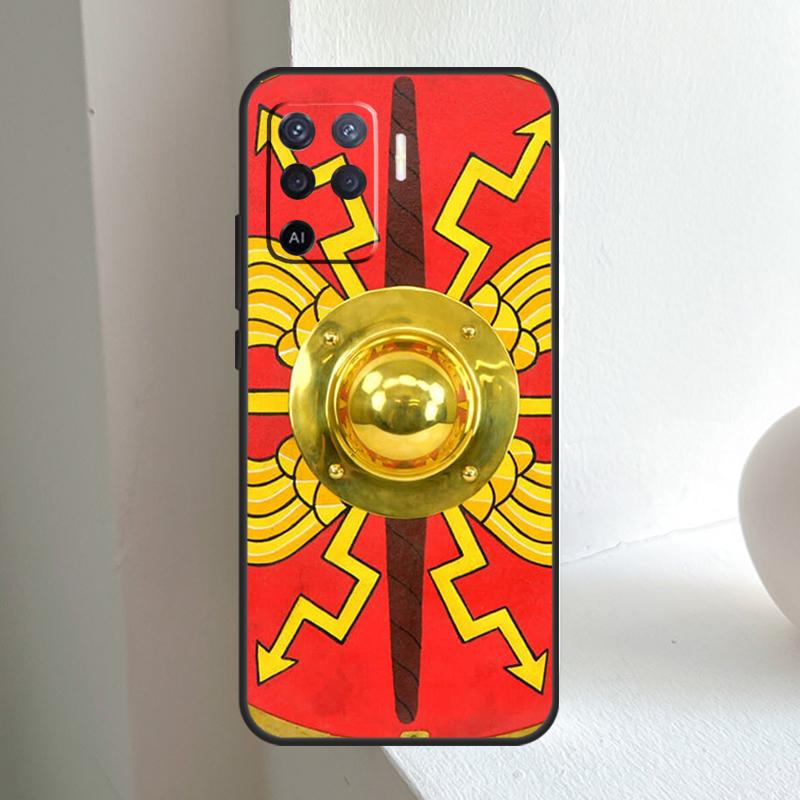 

Римский щит для OPPO A96 A76 A16 A5 A6 Pro A15 A17 A57 A18 A38 A58 A78 A98 A54 A74 A94 A40 A60 A80 Чехол OPPO A91