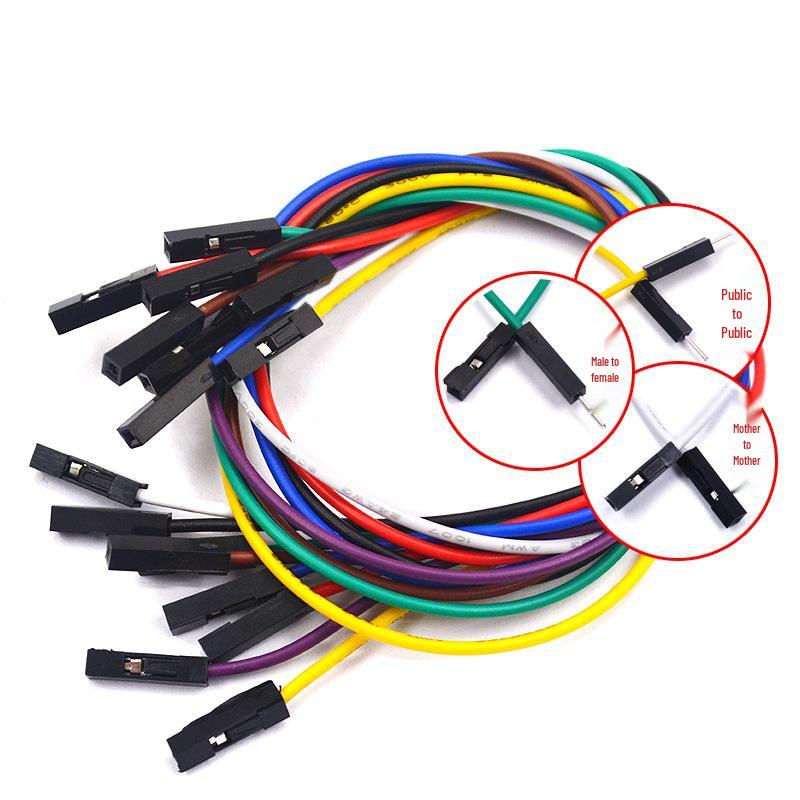 10/20/30CM Dupont Jumper Wires: Female to Female, Male to Female, Male to Male Pin Header Leads
