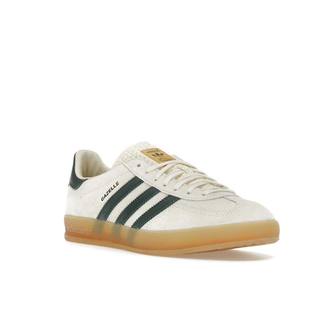 Adidas Gazelle Indoor Cream White Green Gum Unisex Sneakers Collegiate-Green IH7502
