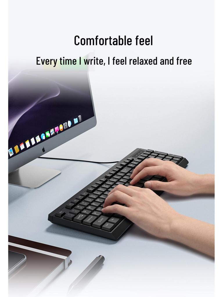 Lenovo Slim Ergonomic USB Keyboard with Micro-Arc Keycaps