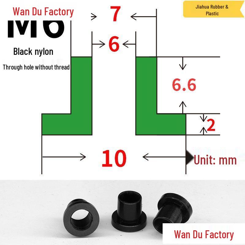 T-Shaped Nylon Insulating Bushing Spacer for M3-M35 Threads
