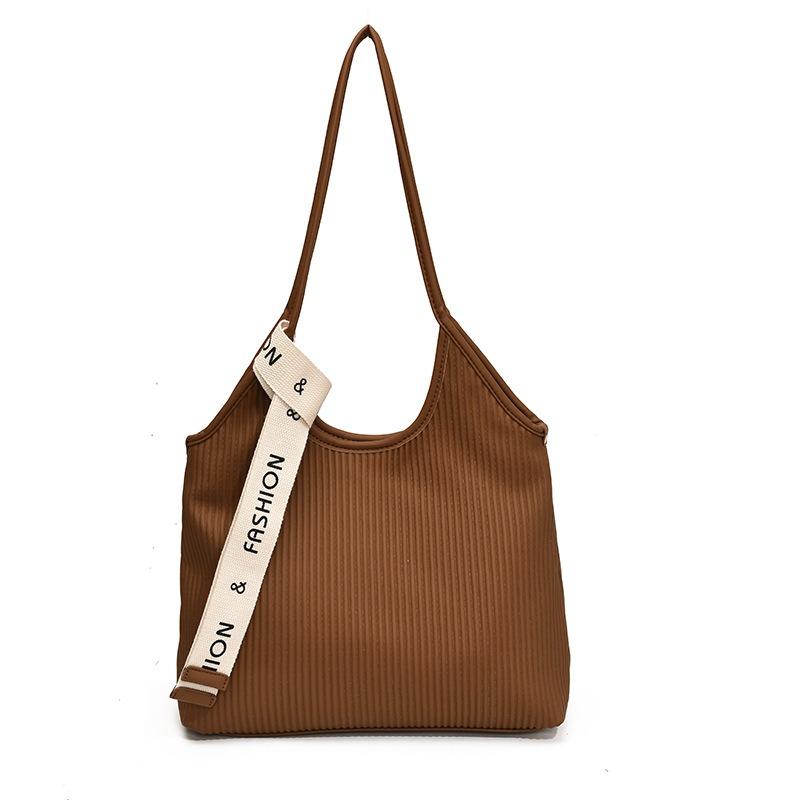 Large-capacity Commuter Tote Bag Women's New Niche Design Pleated Handbag Versatile Shoulder Underarm Bag