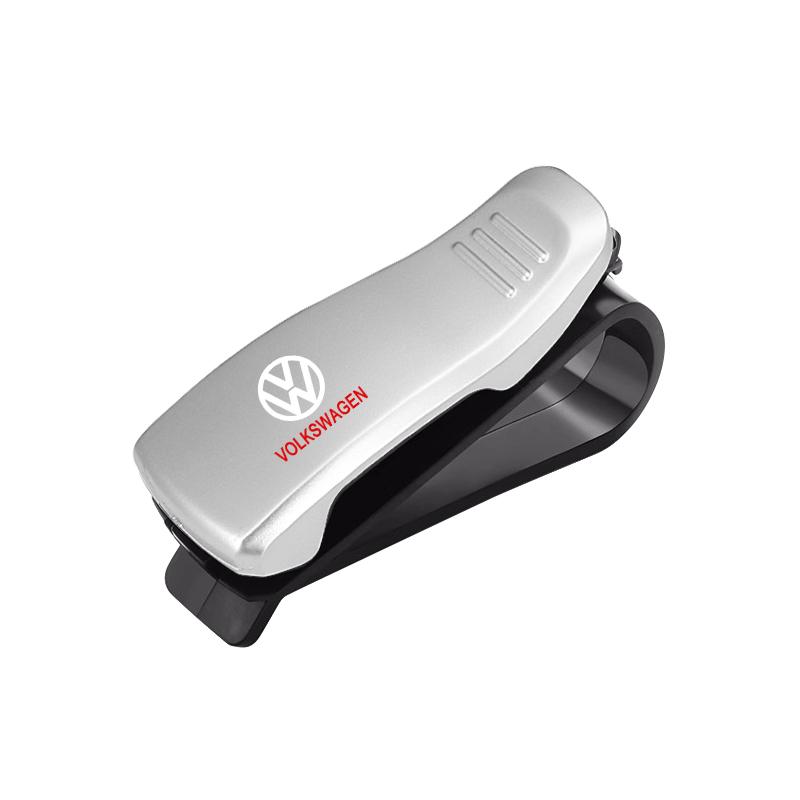 

For VOLKSWAGEN VW Car Sunglasses Frame Glasses Clip Multi-Function In Car Creative Holder For Volkswagen VW GOLF Polo Tiguan PAS шоколадный