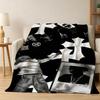 3D K-Ken Snger C-Carson Cover Xperiment Flannel Blanket Soft Throw Blanket Art For Home Decor Bedroom Bed Sofa Picnic Fans Gifts