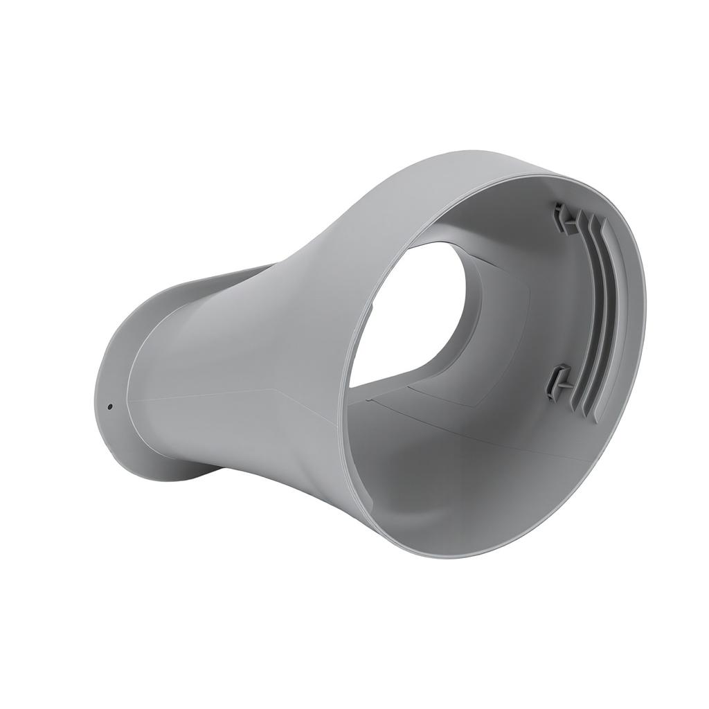 Portable AC Hose Oval Vent Adapter 5.9 Inch AC Hose Window Sealing Plate Connector for Mobile Air Conditioner
