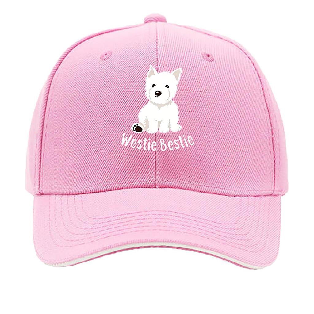 Casual Sports Baseball Cap for Unisex with a Fun Letter Dog Print Adjustable And Suitable for Outdoor Sandwich Baseball Cap