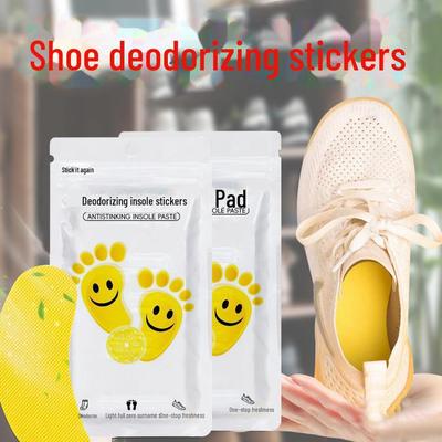 Portable Deodorant Foot Patch for Odor Removal In Sneakers and Leather Shoes - Absorbs Sweat and Freshens with Fragrance