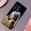 Funny Cat Art Aesthetics Case For OnePlus 12 11 9 10 Pro 9RT 10T 10R 12R OnePlus Nord CE 2 3 Lite 2T N10 N20 Cover