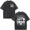 Imagine Dragons Loom World Tour Vintage Washed T Shirt Rock Band Tshirt Unisex Women Aesthetic Trendy Cotton Short Sleeve T Shirt