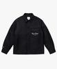 Goalstudio Embroidery Padded Shirt Jacket-Black