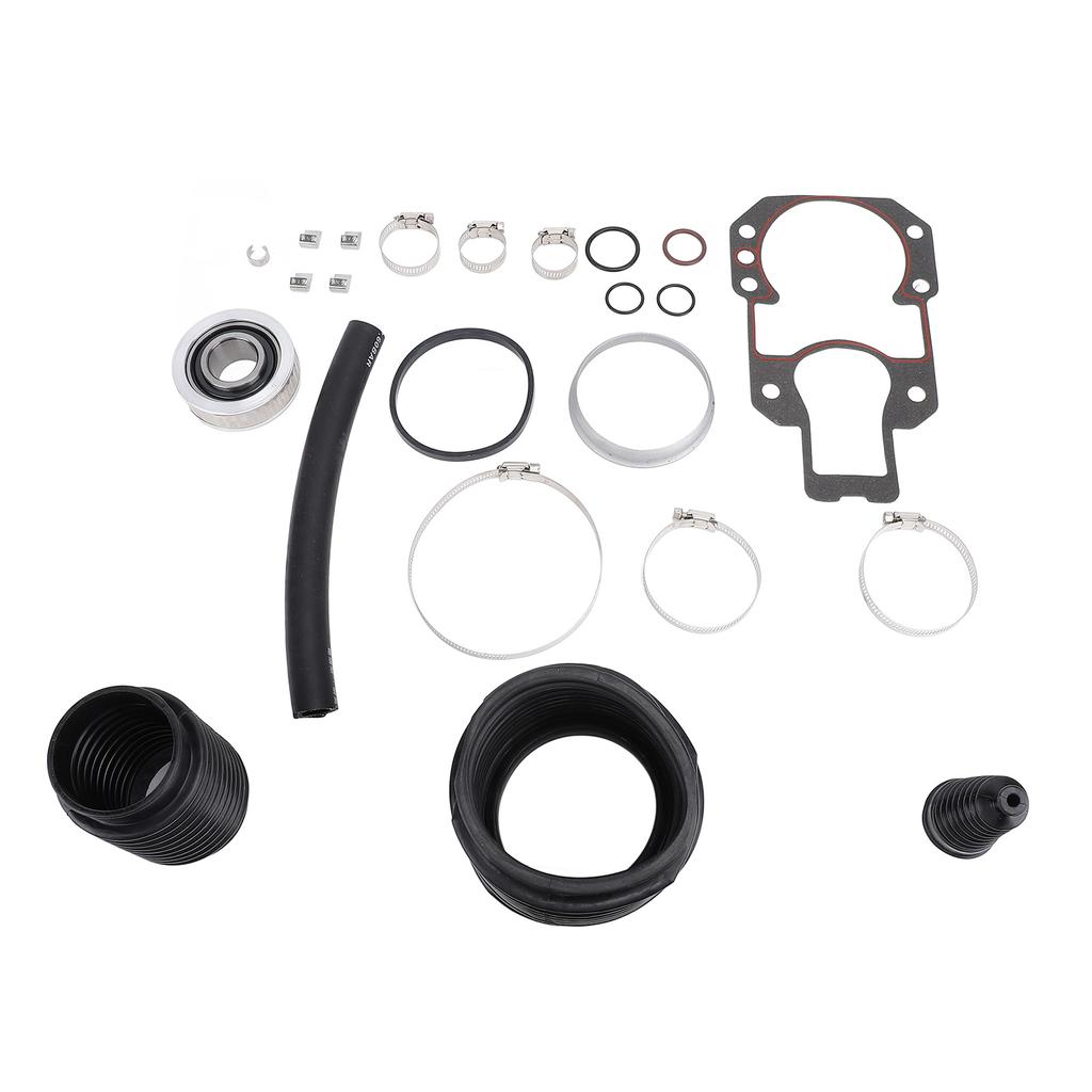 Transom Bellows Repair Kit Exhaust Shift Cable Bellow Gimbal Bearing 3/4in Water Intake Hose 30 8030