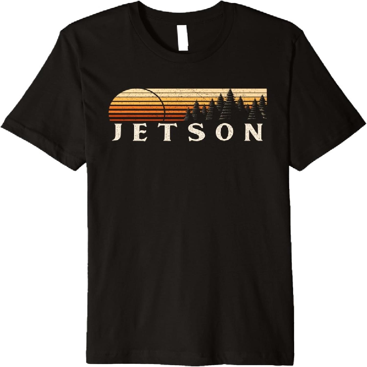 Jetson, KY Vintage Evergreen Sunset Eighties Retro Premium T-Shirt S