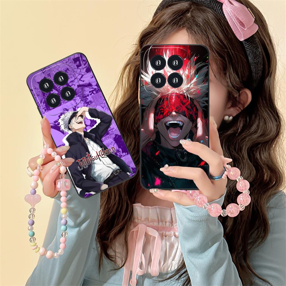Jujutsu Kaisen Satoru Gojo Phone Case for Xiaomi 15 14 13 12 Mi 11 T Ultra Lite Pro S X 5G Colorful Printing Cover Cover Pretty
