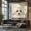 Adorable Pets Alert Cute Dog Wall Hanging  Room Decorative Tapestry