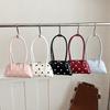 Lightweight Leather Underarm Bag Small Size Commuting Bag Y2K Polka Dot Shoulder Bag  Women