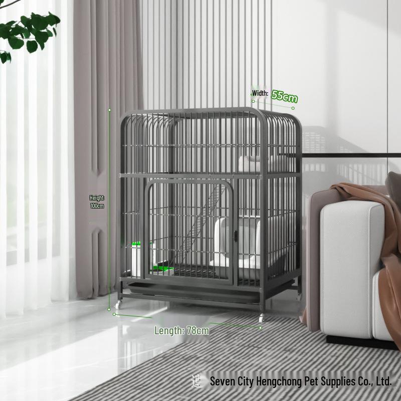Extra-Large Three-Layer Cat Cage Villa for Household Use