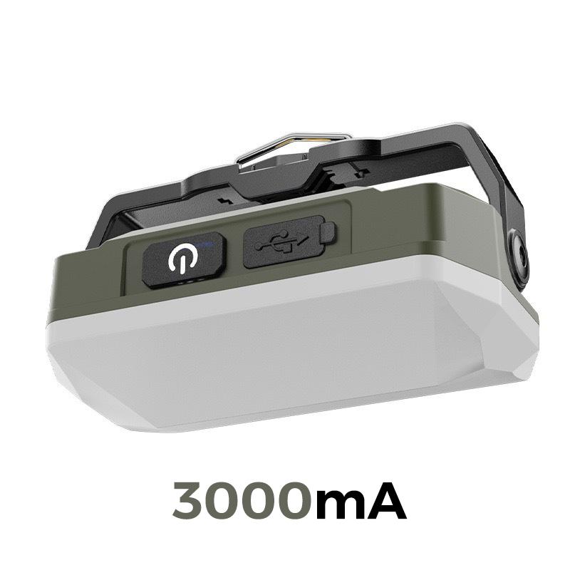 Portable Outdoor Camping Lantern Super Long 4000Mah Battery Rechargeable Emergency Light Strong Magnet Work Light For Repair