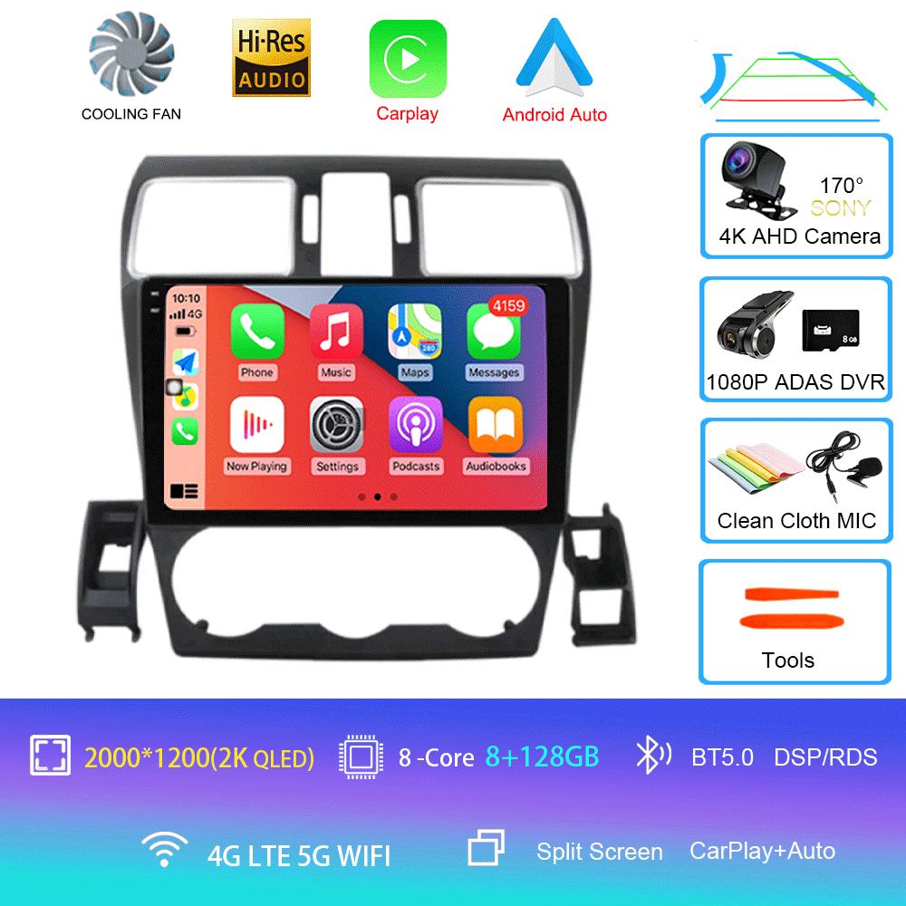 Android 14 Radio For Subaru Forester 4 SJ XV WRX 2012 - 2018 Carplay Stereo GPS Navi Video Playe Car Multimedia 2din Carplay DVD