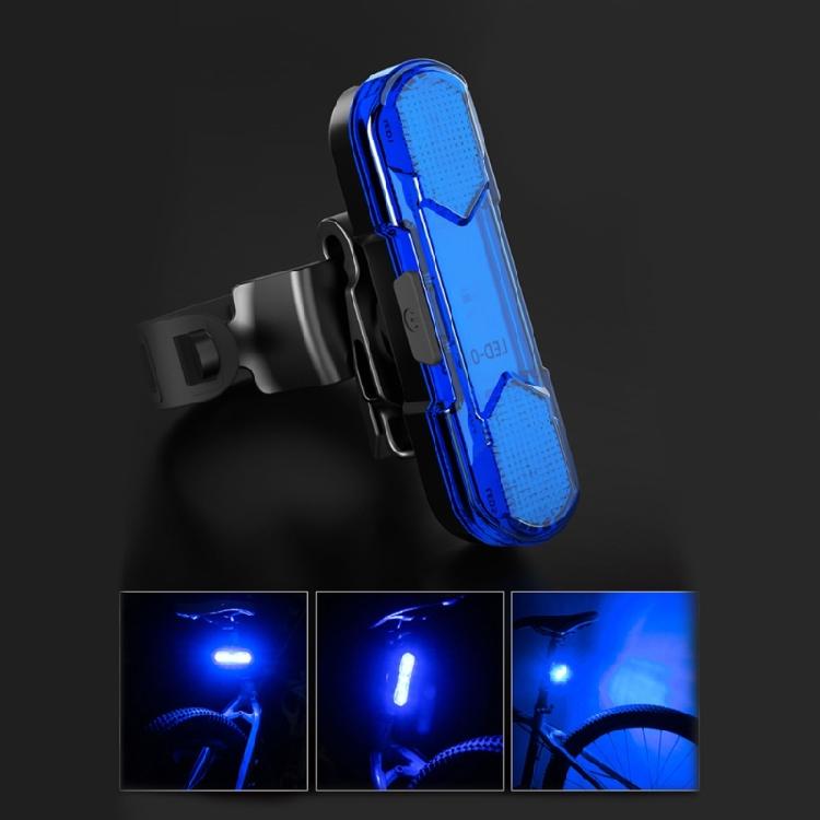 Road Bike Cycling Safety Warning Lamp Rechargeable Bike Tail Light Mountain Bike Rear Lights Cycling Safety Warning Lamp