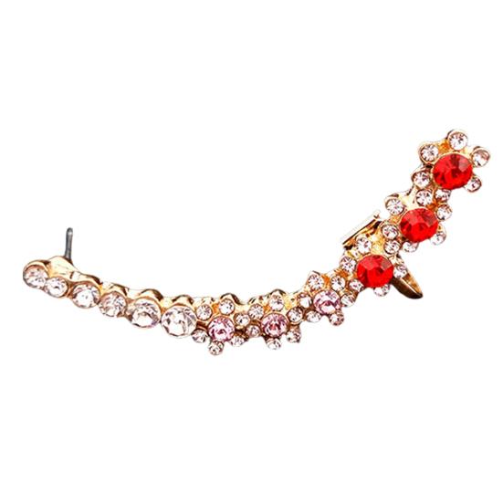 

1 шт., интегрированные серьги-гвоздики для пирсинга для девочек, серьги-гвоздики со снежинками и стразами, ювелирные аксессуары