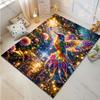 1PC Gemstone hummingbird with butterfly Carpet for Living Room Bedroom Sofa Home Decor Rus Non-slip Floor Mat Luxury Gift