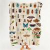 Illustrator O Owen Davey Throw Flannel Throw Blanket Suitable for Sofa Living Room Bedroom