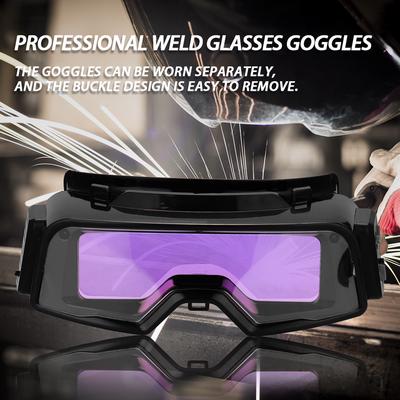 Auto Darkening Welding Goggles for TIG MIG MMA Professional Weld Glasses Goggles Multifunction
