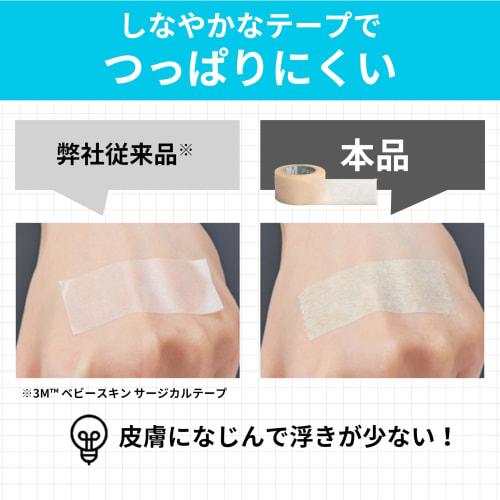3M(TM) Gentlefix(TM) Easy-to-cut Tape 3969-1 23mm X 7m 12 Rolls Made In Japan Skin-friendly Surgical Tape Medical Tape Latex-free Less Exfoliation Les