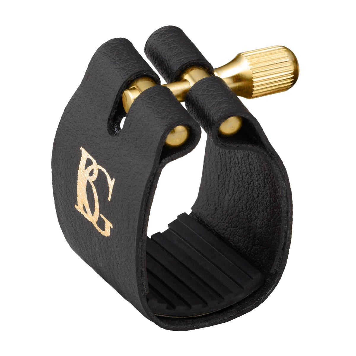 BG Standard Ligature for Baritone L15 Saxophone, Rubber, чёрный