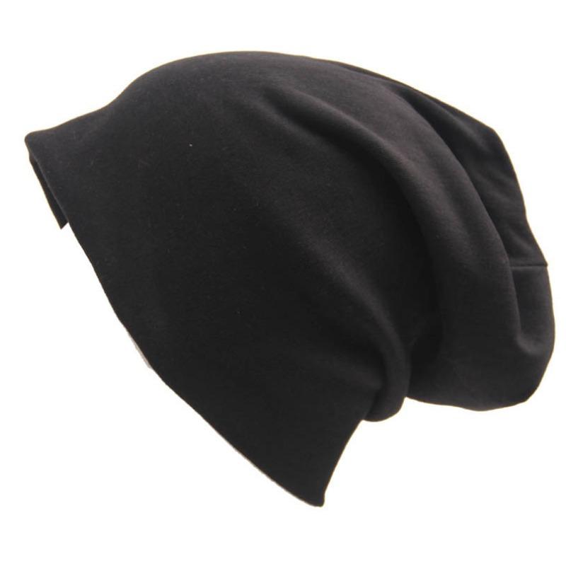 Women's Hat Autumn Winter Hoodie Sports Street Style Hip Hop Casual Loose Men's Women's Knitted Cotton Hat