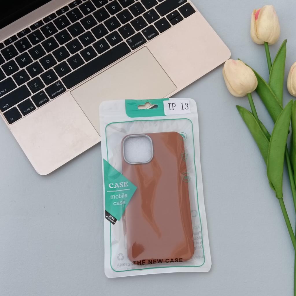 Plain Leather Soft Shell IPhone High-end Leather Case Suitable for Apple 16 Mobile Phone Case 15 Protective Case 14promax