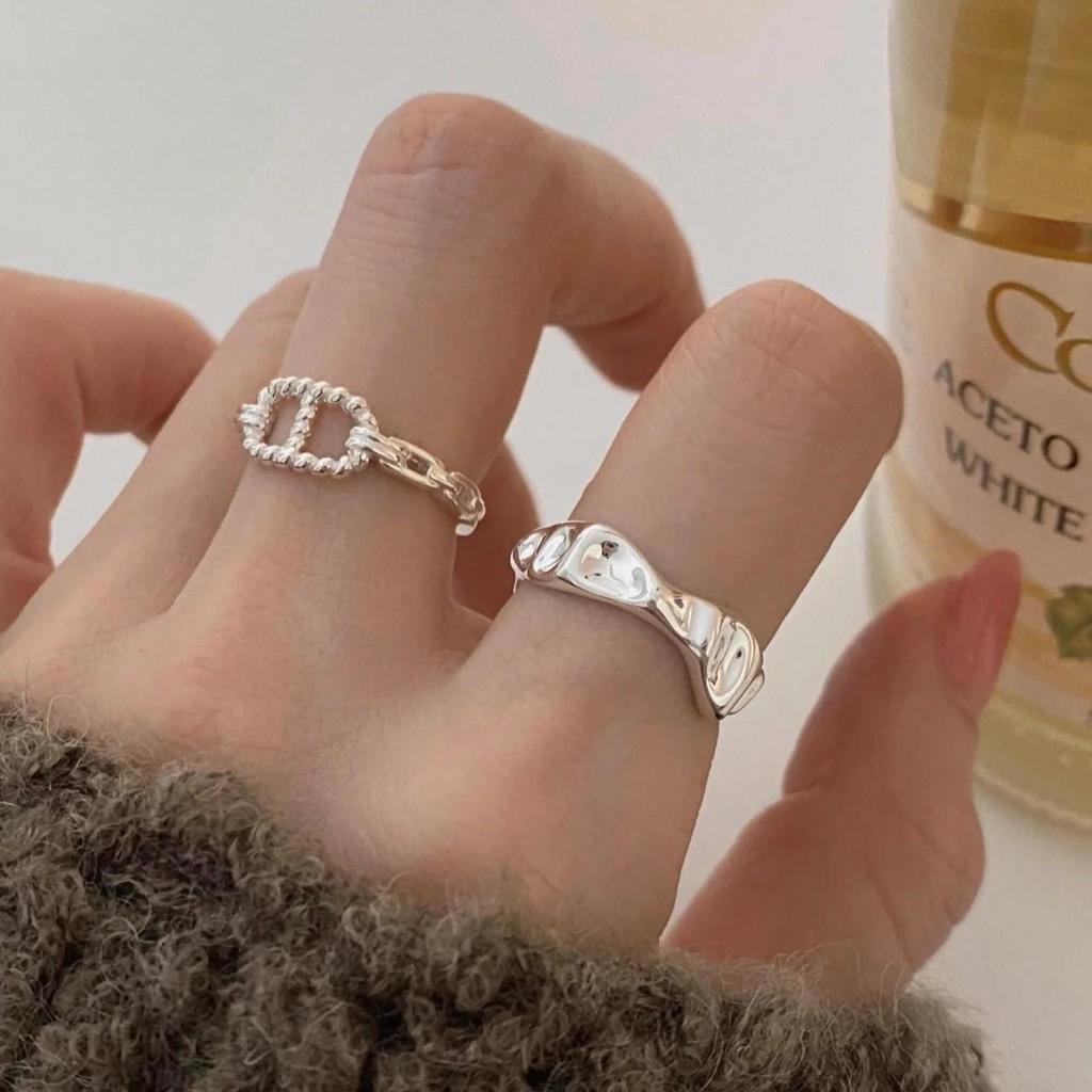 Pig Nose Open Ring - Women's Trendy Cool Style Index Finger Ring with Niche Design and Light Luxury Aesthetic