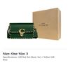 COACH Studio Cow Leather Crossbody Bag, Shoulder Bag Small Women's Green CC384-B4CZS