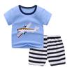 Summer Baby Boys Outfits Short Sleeve Cartoon Printing Casual Tops Printed Short Pants 2pcs Sport Suits
