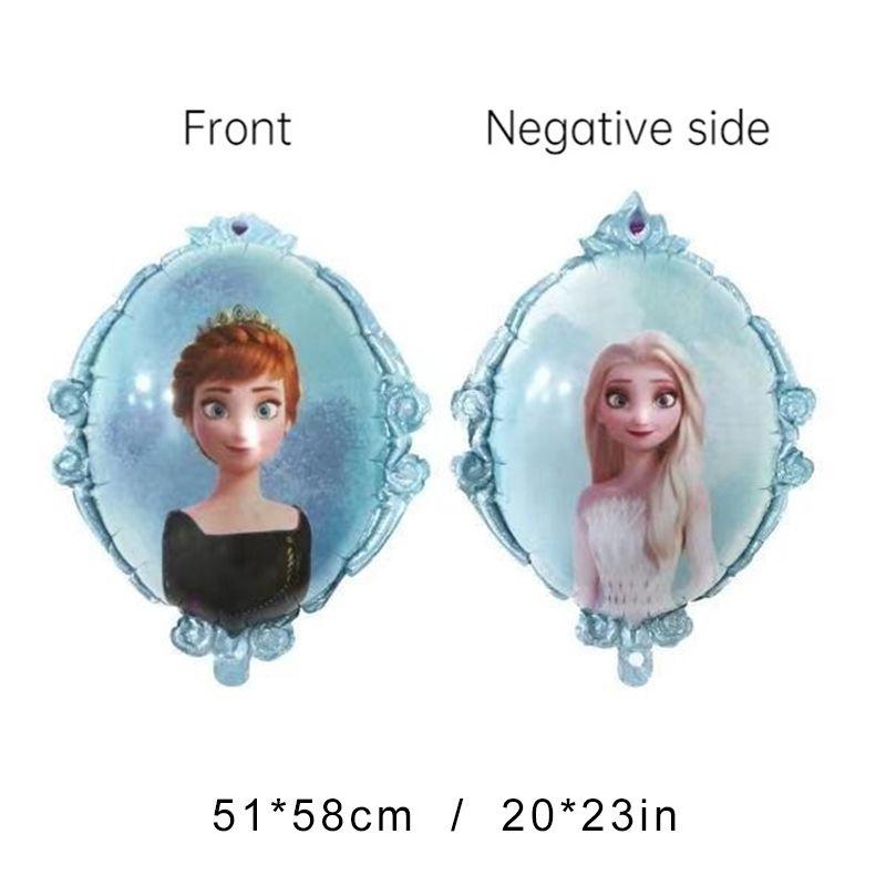 Snow Frozen Princess Elsa Anna Film Balloons Birthday Party Decoration Balloons