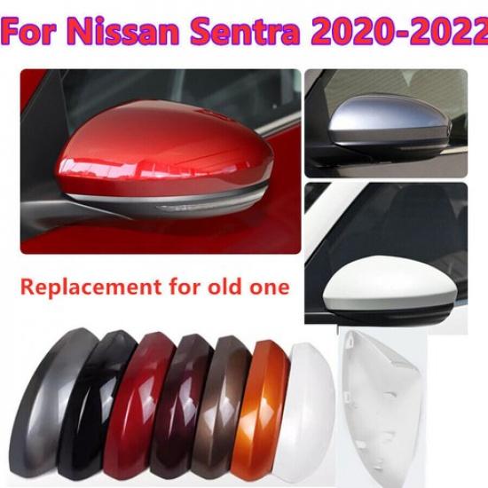 Passenger / Driver Side Rearview Mirror Cover Cap For Nissan Sentra -