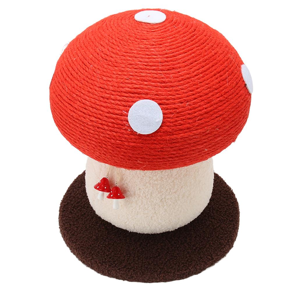 Pilzförmiges Katzenkratzbrett Langlebig Krallenschleifen Sisal Interaktiv Hautfreundlich Niedliches Katzenkratzbrett für