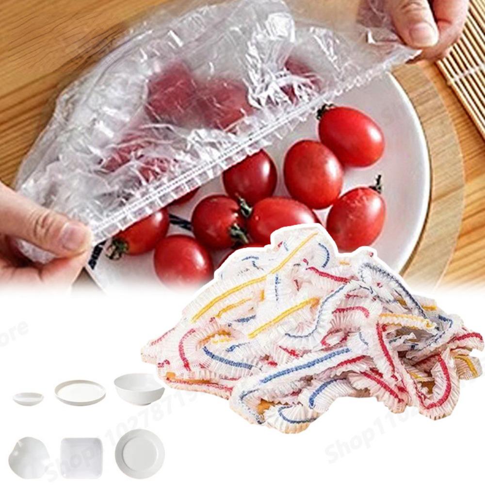 Elastic Food Bowl Protective Cover Reusable Stretchable Food Cover Suitable Different Sizes Bowls Plates Kitchen Supplies