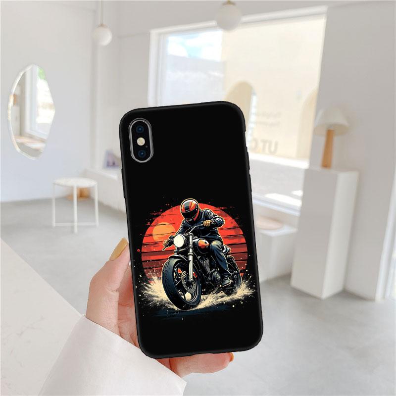 PP44 Motorcycle Racing Soft Shell Phone Case for Redmi Note 10 11 12 Pro Max 10S 10C 10T 11A 11S 12S 12C