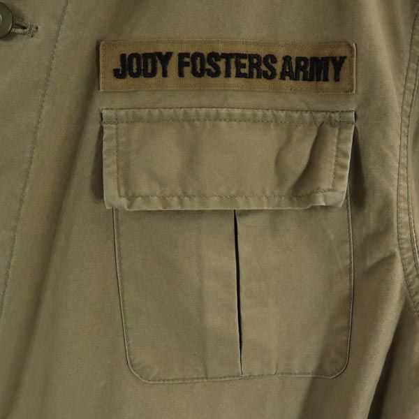 WTAPS Jungle Fatigue Long Sleeve Military Shirt Khaki Green Men's Used