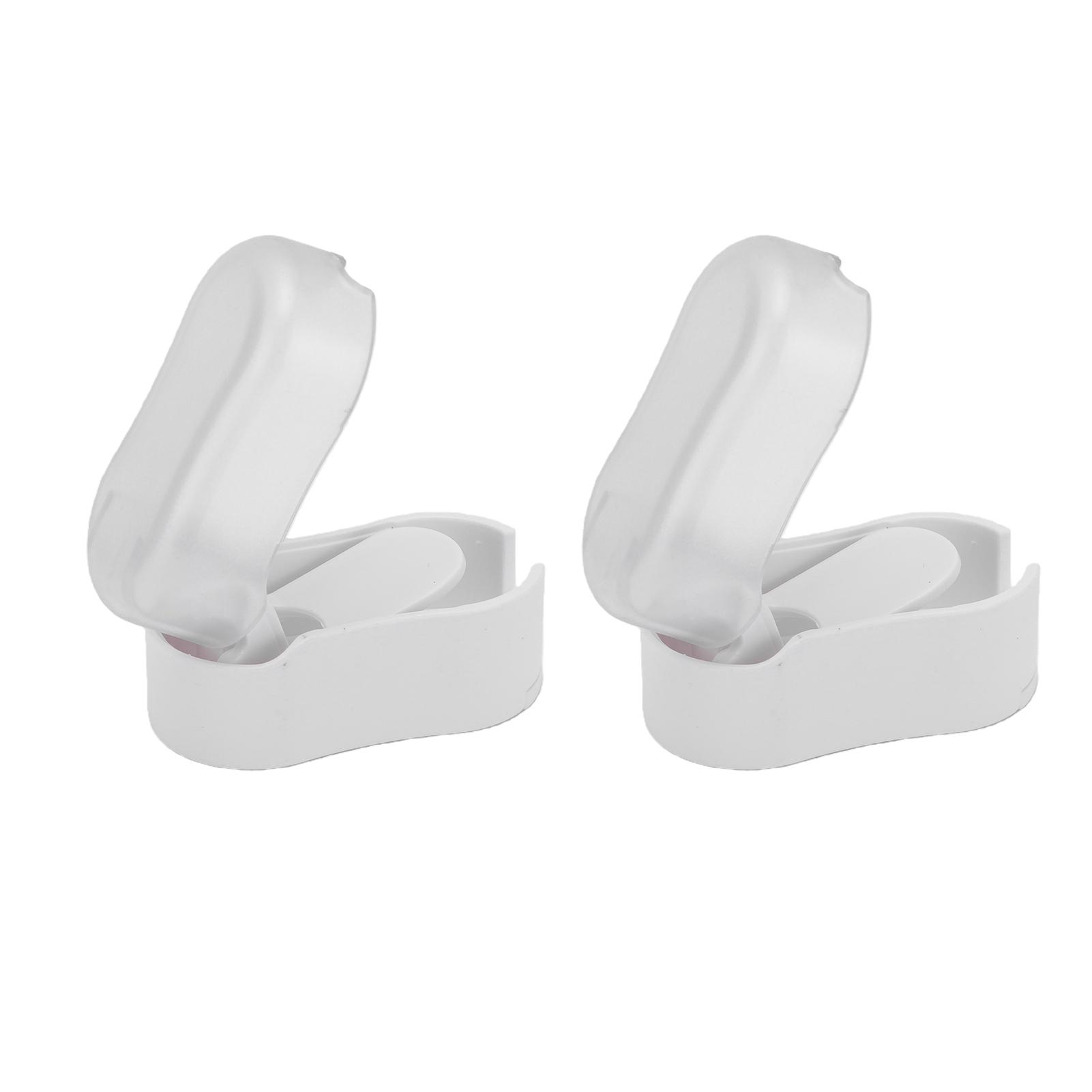 2 Pcs Electric Toothbrush Head Cover Detachable Toothbrush Protector Cap for Travel White