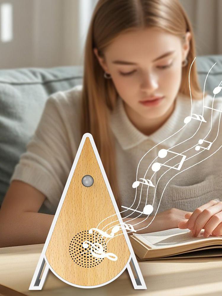 Triangular bird song music box Portable Chirping Sound Box Bedroom Motion Sensor home music tool for yoga studios spas