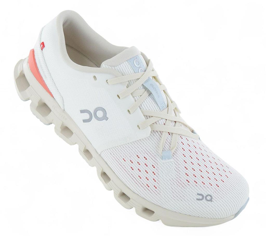 On Running Cloud X 4 - Women's Sneakers Shoes Ivory-Salmon 3WE30073297 5 ORIGINAL