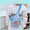 Capybara Cartoon Single Shoulder Crossbody Chest Bag Lightweight Breathable