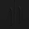 Storage Cabinet Black 80 x 35 x 101.5 cm Steel