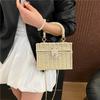 Woven Straw Bags Women's Handbags Bohemian Chic Multi-functional Handbag for A Beach Chain Crosshody Shoulder Bag