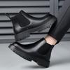 Chelsea Boots Herren Stiefeletten Winterwärme Herrenschuhe Herbst Winter Echtleder Stiefel Mann Winterschuhe Homme Stiefeletten